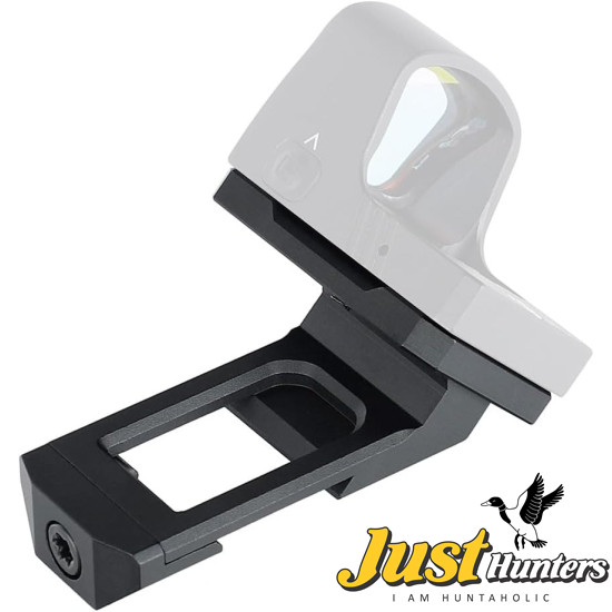 Ohhunt® 45° Canted Picatinny Mount Red Dot Adapter Plate for RMR Footprint Optics Holosun 407C/507C/508T & Trijicon RMR/SRO
