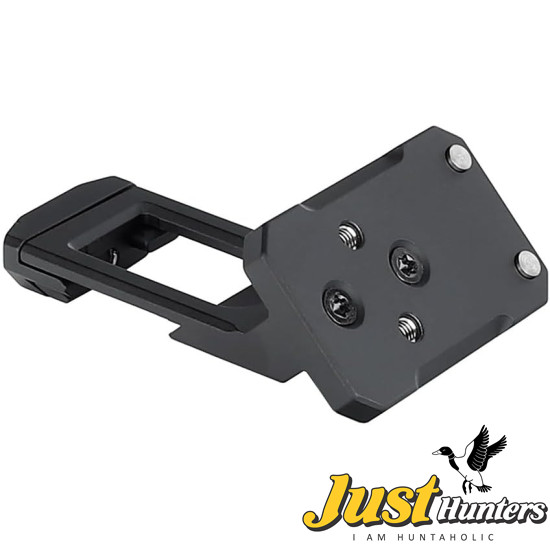 Ohhunt® 45° Canted Picatinny Mount Red Dot Adapter Plate for RMR Footprint Optics Holosun 407C/507C/508T & Trijicon RMR/SRO