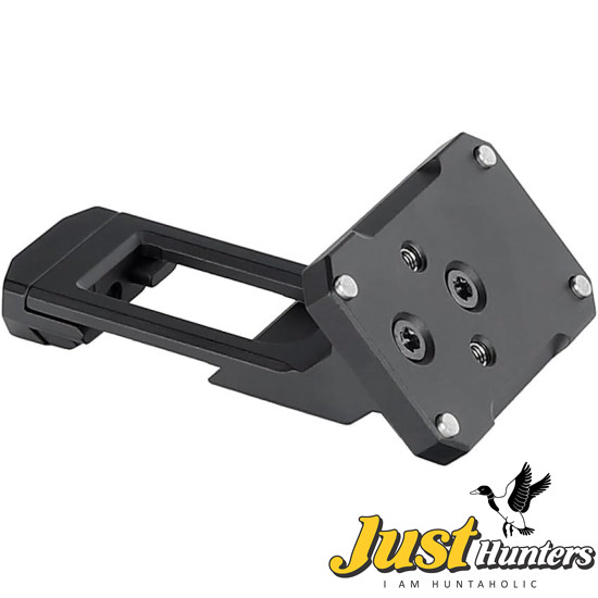 Ohhunt® 45° Canted Picatinny Mount Red Dot Adapter Plate for RMR Footprint Optics Holosun 407C/507C/508T & Trijicon RMR/SRO