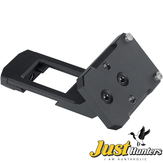 Ohhunt® 45° Canted Picatinny Mount Red Dot Adapter Plate for RMR Footprint Optics Holosun 407C/507C/508T & Trijicon RMR/SRO