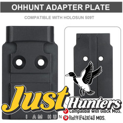 Ohhunt Red Dot Mounting Adapter Plate for Glock Compatible with Model 17 19 MOS for Holosun 509T Ohhunt Red Dot Mounting Adapter Plate for Glock Compatible with Model 17 19 MOS for Holosun 509T