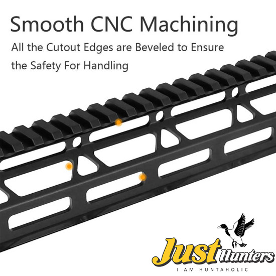 Ohhunt® AR-15 M-lok Free Float Handguard Slim & Lightweight  7'' 9" 10" 11" 12'' 13.5" 15"