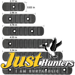 Ohhunt® Resin Picatinny Rail Section Set fit M-lok & KeyMod 6 Pcs