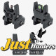 Ohhunt® Green Red Dot Flip Up Sights Fiber Optics Polymer Front Rear Back Up Sight
