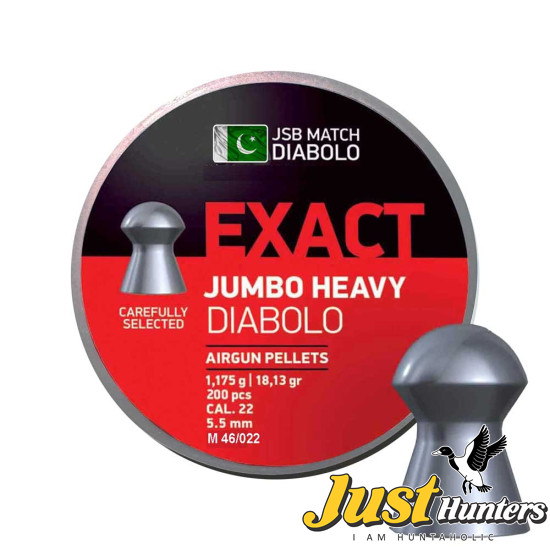 Exact Jumbo Heavy .22 Cal. 18.13 gr Pellets