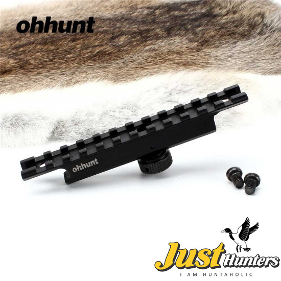 Ohhunt Standard AR Carry Handle Rail Mount 12 Slots Hunting 20mm Picatinny Rail Scope Mounts Base Price in Pakistan