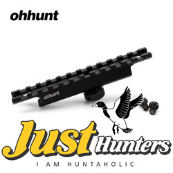 Ohhunt Standard AR Carry Handle Rail Mount 12 Slots Hunting 20mm Picatinny Rail Scope Mounts Base