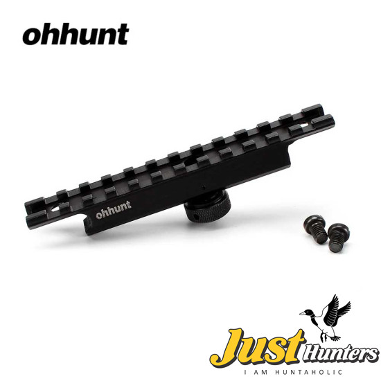 Ohhunt Standard AR Carry Handle Rail Mount 12 Slots Hunting 20mm Picatinny Rail Scope Mounts Base Price in Pakistan