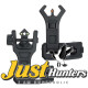 Ohhunt hhunt 45 Degree Offset Flip Up Front and Backup Rear Sight with Green Red Fiber Optic Dot