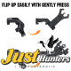 Ohhunt hhunt 45 Degree Offset Flip Up Front and Backup Rear Sight with Green Red Fiber Optic Dot