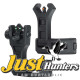 Ohhunt hhunt 45 Degree Offset Flip Up Front and Backup Rear Sight with Green Red Fiber Optic Dot