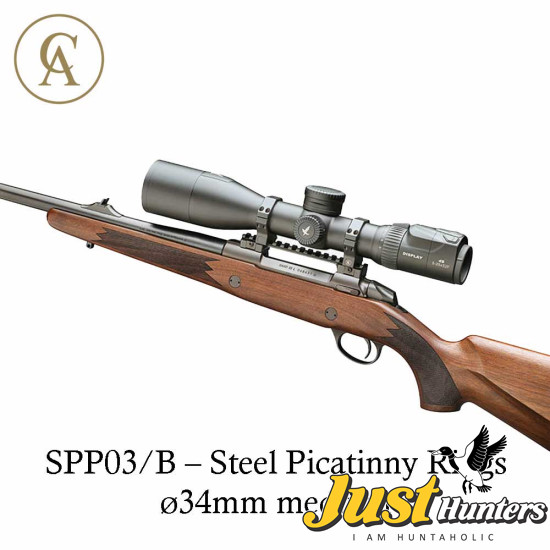 Contessa Rifle Scope SPP02/B – Steel Picatinny Rings ø 30mm Medium