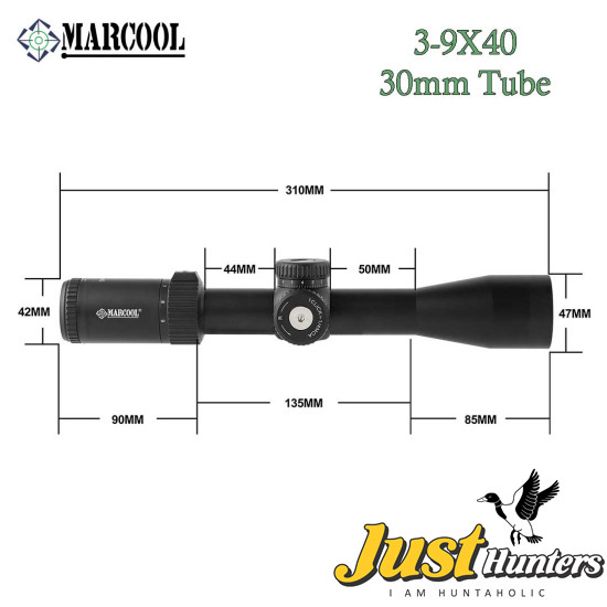 Marcool Optics ALT 3-9X40 Scope 30mm Tube