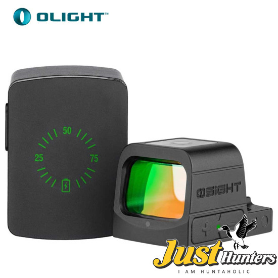 OLIGHT Osight S Multi-Reticle Micro Enclosed Sight with Charging Cover, 2 MOA Dot & 32 MOA Circle for RMSc Footprint