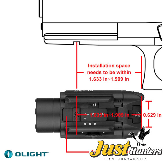 OLIGHT PL-3S Valkyrie 1000 Lumens Compact Weaponlight Rail-Mounted Tactical Light LED with Rail Locating Keys for 1913 Picatinny OLIGHT PL-3S Valkyrie 1000 Lumens Compact Weaponlight Rail-Mounted Tactical Light LED with Rail Locating Keys for 1913 Picatinny