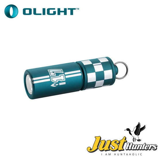 Olight i17 Checkered Flag USB-C Rechargeable EDC Keychain Flashlight