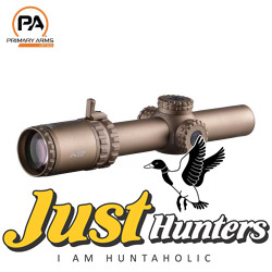 Primary Arms SLx 1-6x24mm SFP Rifle Scope Gen IV - FDE Illuminated ACSS Nova Fiber Wire Reticle - Red Dot Bright™