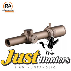 Primary Arms SLx 1-6x24mm SFP Rifle Scope Gen IV - FDE Illuminated ACSS Nova Fiber Wire Reticle - Red Dot Bright™