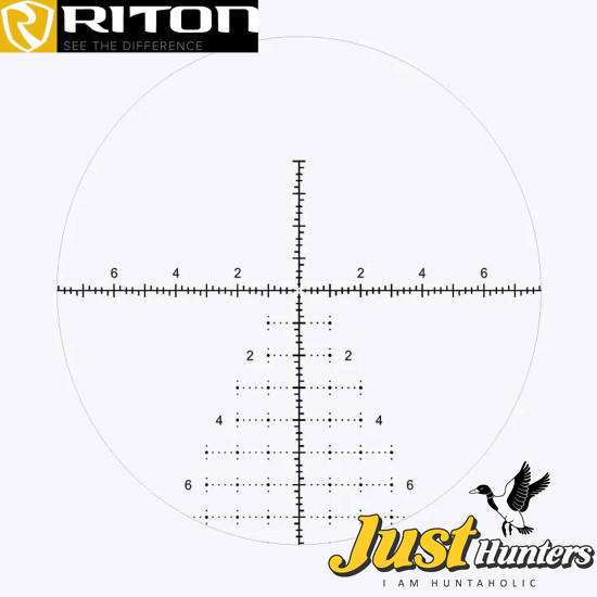 Riton Optics Series 7 CONQUER 4-32X56 FFP MRAD Illuminated PSR Reticle Made in Japan Riton Optics Series 7 CONQUER 4-32X56 FFP MRAD Illuminated PSR Reticle Made in Japan