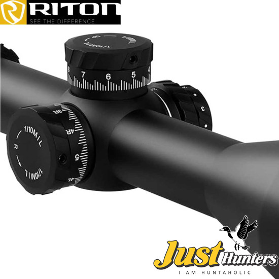 Riton Optics Series 7 CONQUER 4-32X56 FFP MRAD Illuminated PSR Reticle Made in Japan Riton Optics Series 7 CONQUER 4-32X56 FFP MRAD Illuminated PSR Reticle Made in Japan