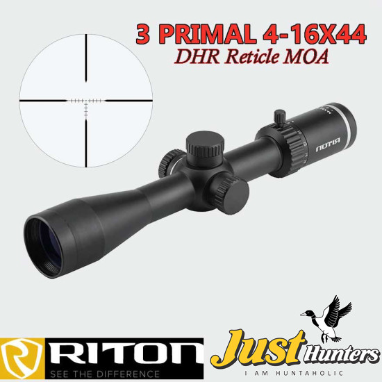 Riton Optics 3 PRIMAL 4-16×44 SFP MOA Rifle Scope