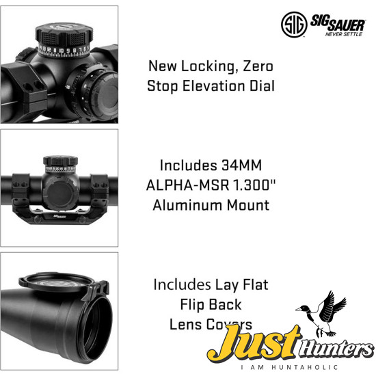 SIG SAUER Tango-MSR 3-18X50mm Illuminated 34mm FFP SIG SAUER Tango-MSR 3-18X50mm Illuminated 34mm FFP