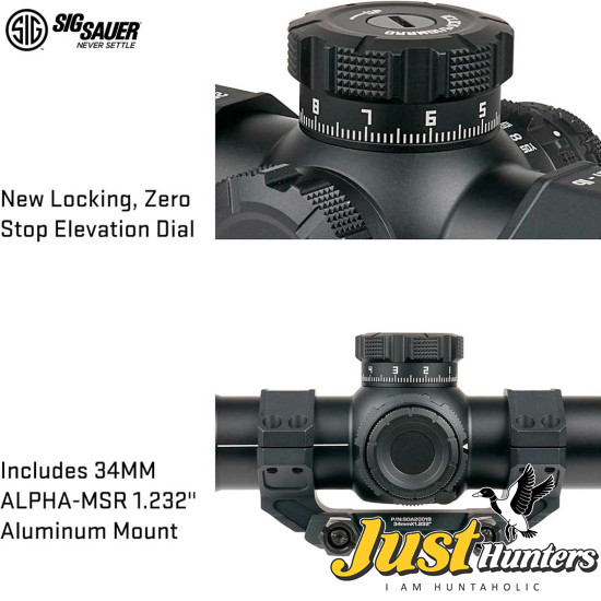 SIG SAUER Tango-MSR 2-12x44mm Illuminated 34mm Tube SIG SAUER Tango-MSR 2-12x44mm Illuminated 34mm Tube