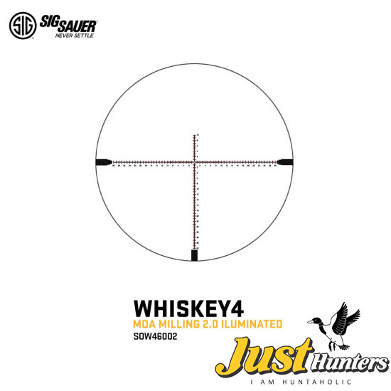 SIG SAUER WHISKEY4 6-24X50MM ILLUMINATED FFP SIG SAUER WHISKEY4 6-24X50MM ILLUMINATED FFP