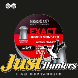 JSB Exact Jumbo Monster Light Cal .22 with 20.83 Gr