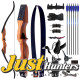 Sanlida Archery Eagle X9 New 58" 35# Recurve Takedown Wooden Bow Package
