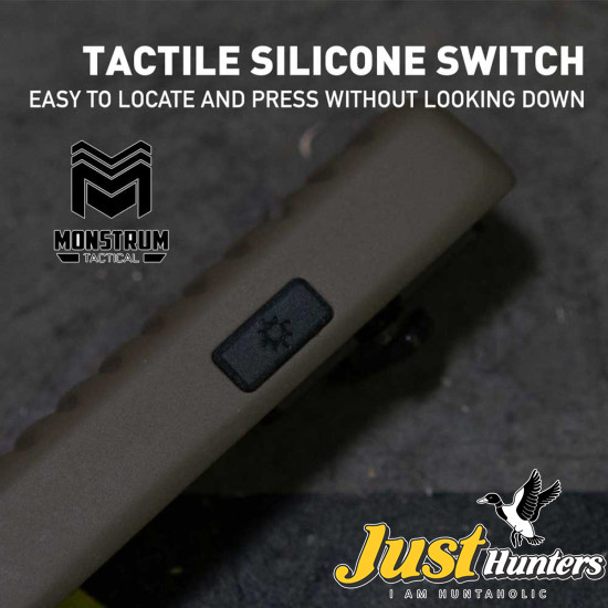 Monstrum Tactical Laserbeak M-LOK Inline Laser Grip Sight with USB-C Rechargeable Battery