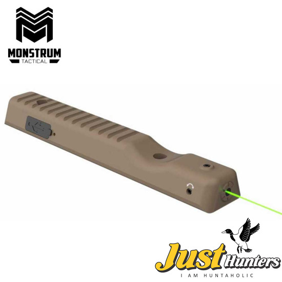 Monstrum Tactical Laserbeak M-LOK Inline Laser Grip Sight with USB-C Rechargeable Battery