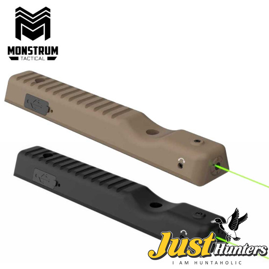 Monstrum Tactical Laserbeak M-LOK Inline Laser Grip Sight with USB-C Rechargeable Battery