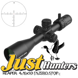 Senter Arms Reaper 4-16x50 F1 Zero Stop FFP Rifle Scope