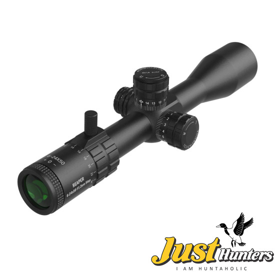 Senter Arms Reaper 6-24x50 F1 Zero Stop FFP Rifle Scope