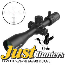 Senter Arms Reaper 6-24x50 F1 Zero Stop FFP Rifle Scope