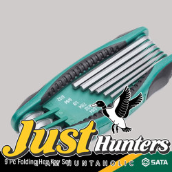 Sata Tools 9 Pcs SAE Hex Key Fold-Up L-Key Set