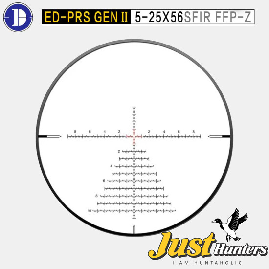 Discovery Optics ED-PRS GENⅡ 5-25X56 SFIR FFP MRAD ZERO-STOP 34MM Professional Scope Discovery Optics ED-PRS GENⅡ 5-25X56 SFIR FFP MRAD ZERO-STOP 34MM Professional Scope