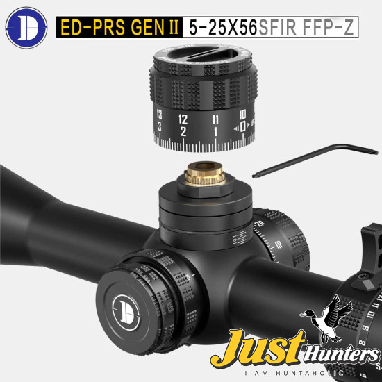 Discovery Optics ED-PRS GENⅡ 5-25X56 SFIR FFP MRAD ZERO-STOP 34MM Professional Scope Discovery Optics ED-PRS GENⅡ 5-25X56 SFIR FFP MRAD ZERO-STOP 34MM Professional Scope