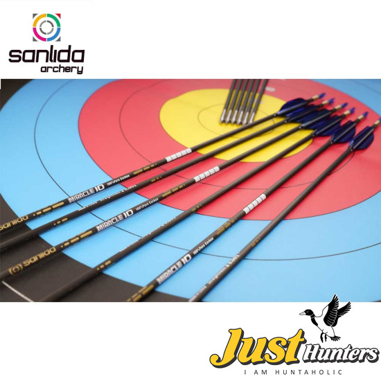Sanlida Archery Miracle X10 Target Recurve Carbon Arrows 12pcs