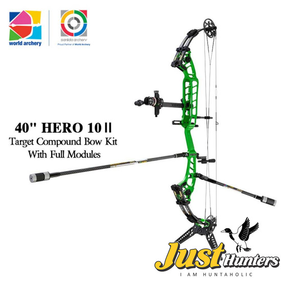 Sanlida Archery 40“ Hero 10 II Target Compound Bow Kit With Full Modules Sanlida Archery 40“ Hero 10 II Target Compound Bow Kit With Full Modules