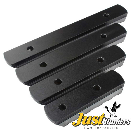 Metal Picatinny Rail Mount 5/7/9/11 Slots Key Lok Pack of 4 price in Pakistan