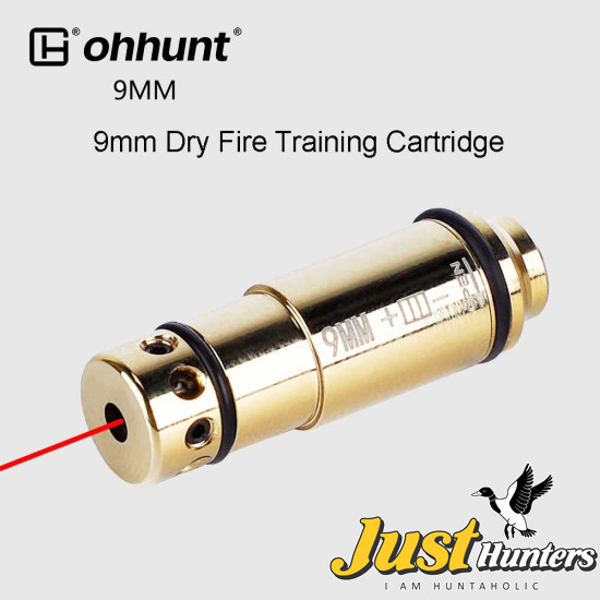 ohhunt® 9mm Dry Fire Training Cartridge - Flat Headed ohhunt® 9mm Dry Fire Training Cartridge - Flat Headed