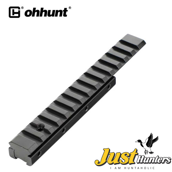 ohhunt® Extension 11mm Dovetail to Picatinny Rail Adapter Convert Mount with Stop Pin - 14 Slots