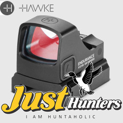 Hawke Endurance Reflex Sight 3 MOA Dot Weaver Rail and RMSc Mount 