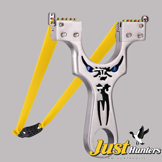 Stainless Steel Powerful Metal Slingshot Heavy Duty