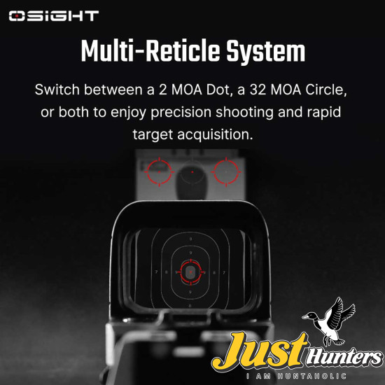 Osight SE RMSc Footprint Enclosed Red Dot Sight