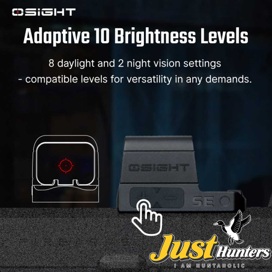 Osight SE RMSc Footprint Enclosed Red Dot Sight