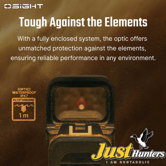 Osight SE RMSc Footprint Enclosed Red Dot Sight