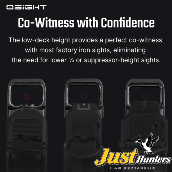Osight SE RMSc Footprint Enclosed Red Dot Sight